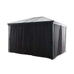 Central Park partytent Palaca aluminium 3x3,6m antraciet