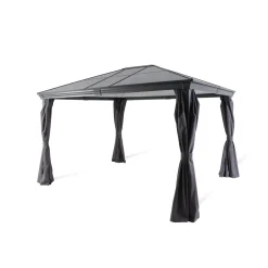 Central Park partytent Palaca aluminium 3x3,6m antraciet
