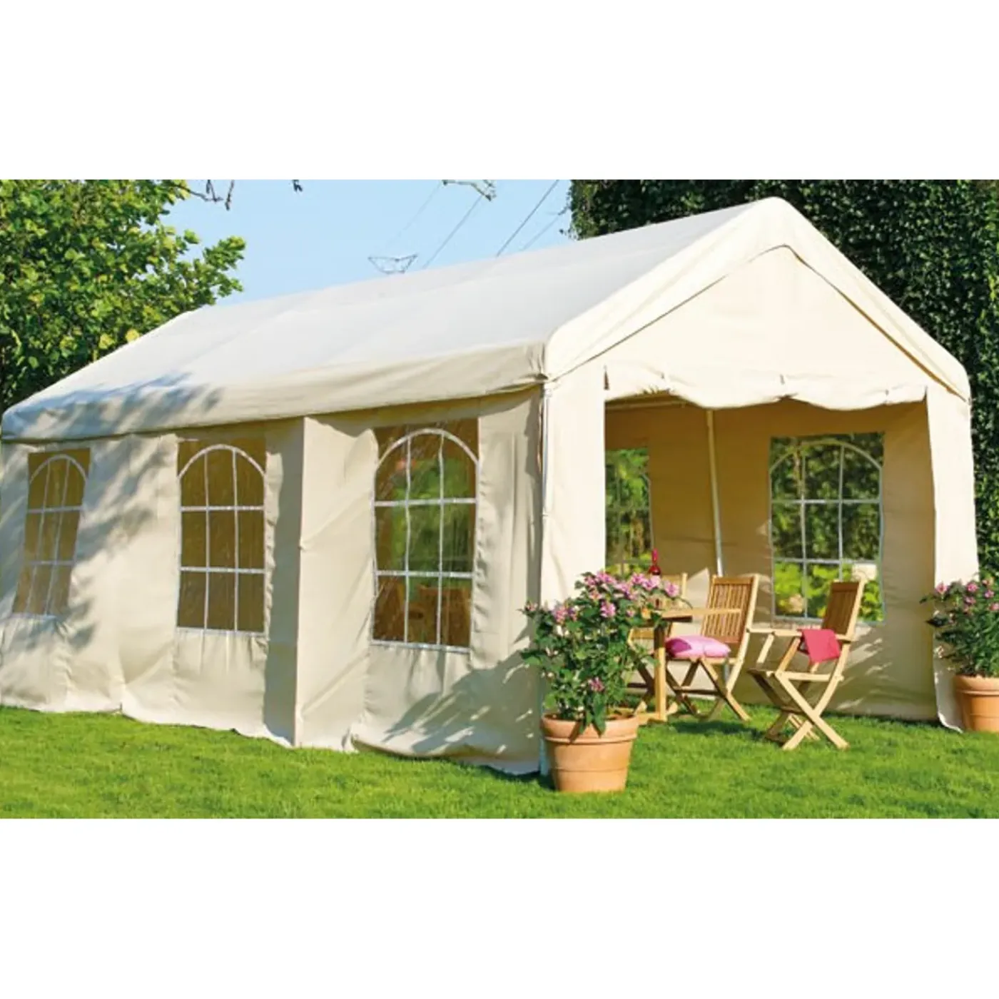 Central Park partytent Party Garden zand 295x595cm