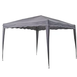 Central Park partytent Quick Up antraciet 290x290x198/248cm