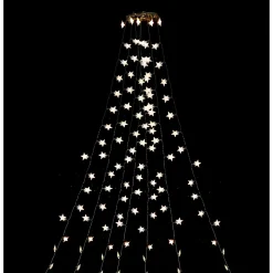 Central Park Star Tree Curtain Lichtsnoer - 200 LED's - Warm Wit - 21x18x9cm - Buiten
