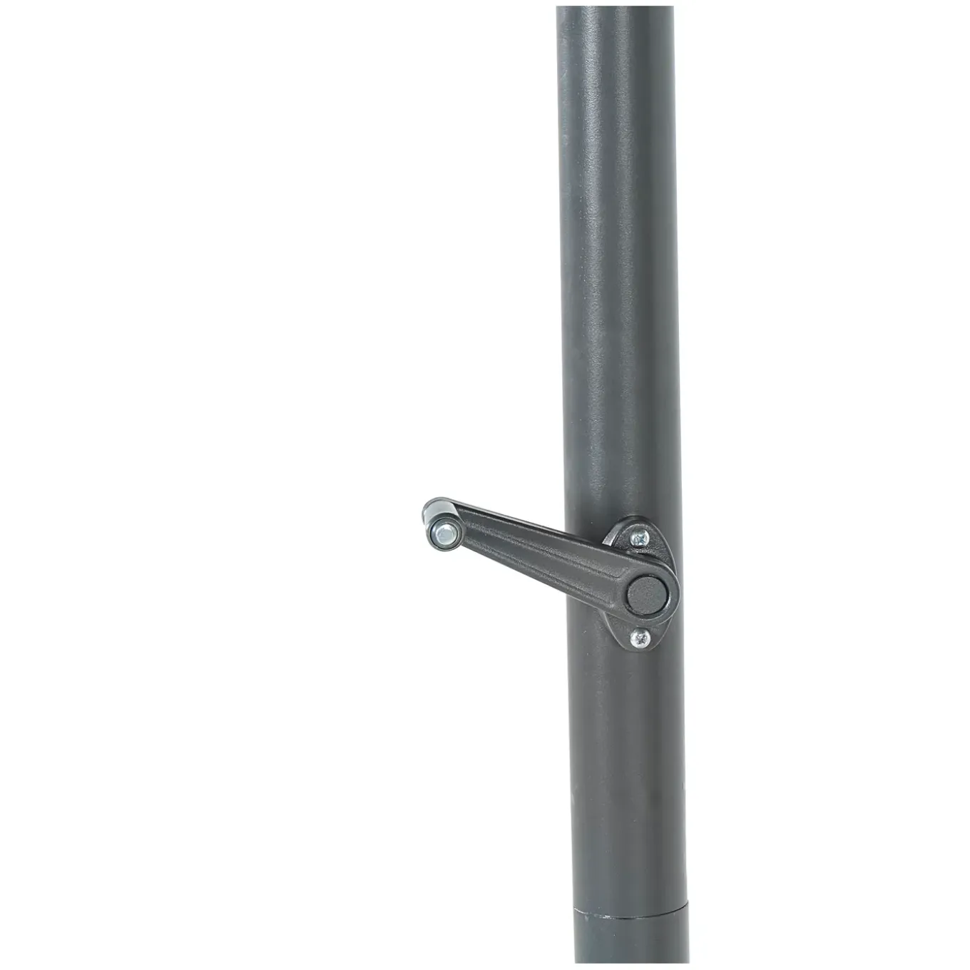 Central Park Stokparasol Sunny - D 336cm - Groen - Met Opwindmechanisme 180g/m² Aluminium Mast