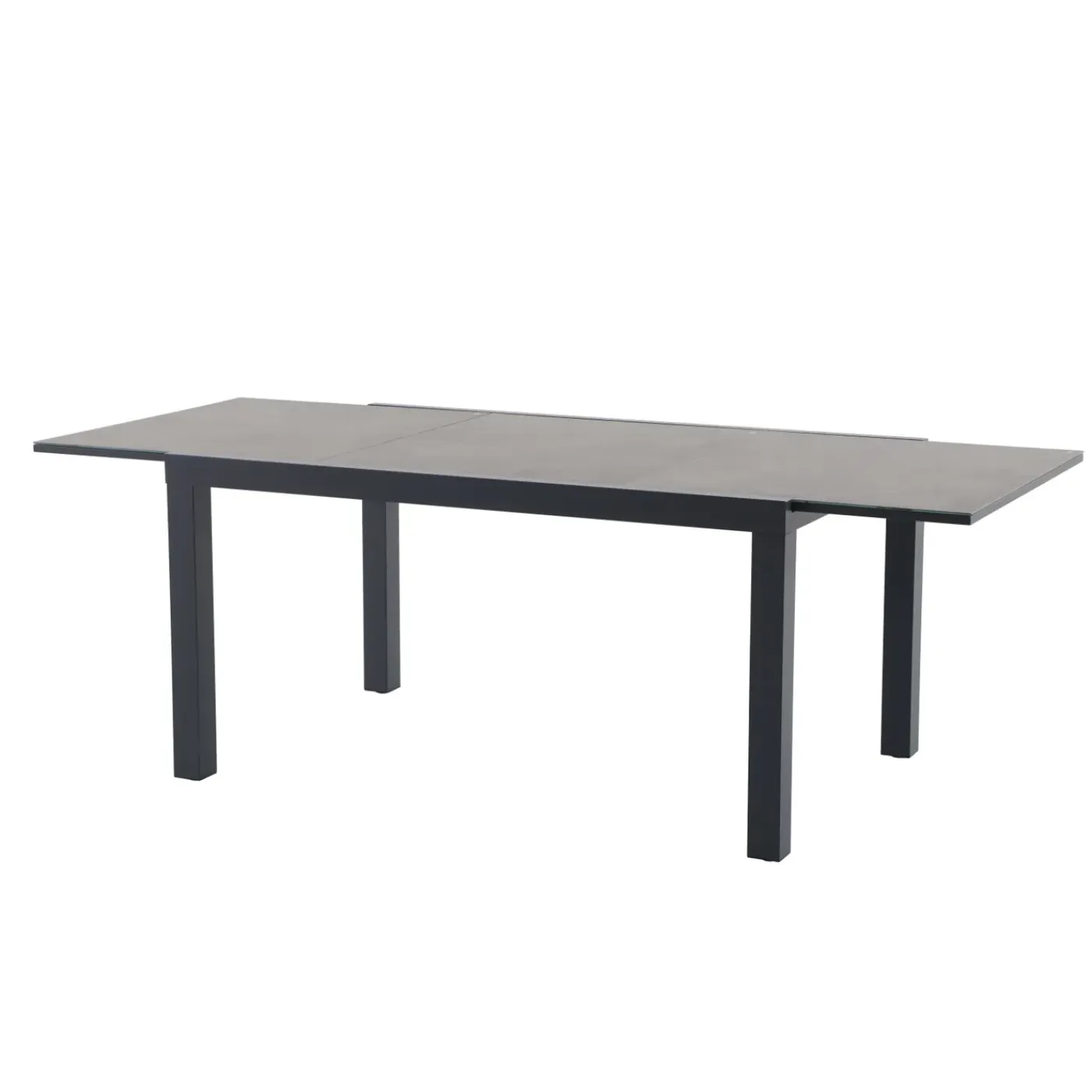 Central Park - Tuintafel - Andros - Aluminium/Glas 146x94x75cm - Uitschuifbaar (tot 219cm)