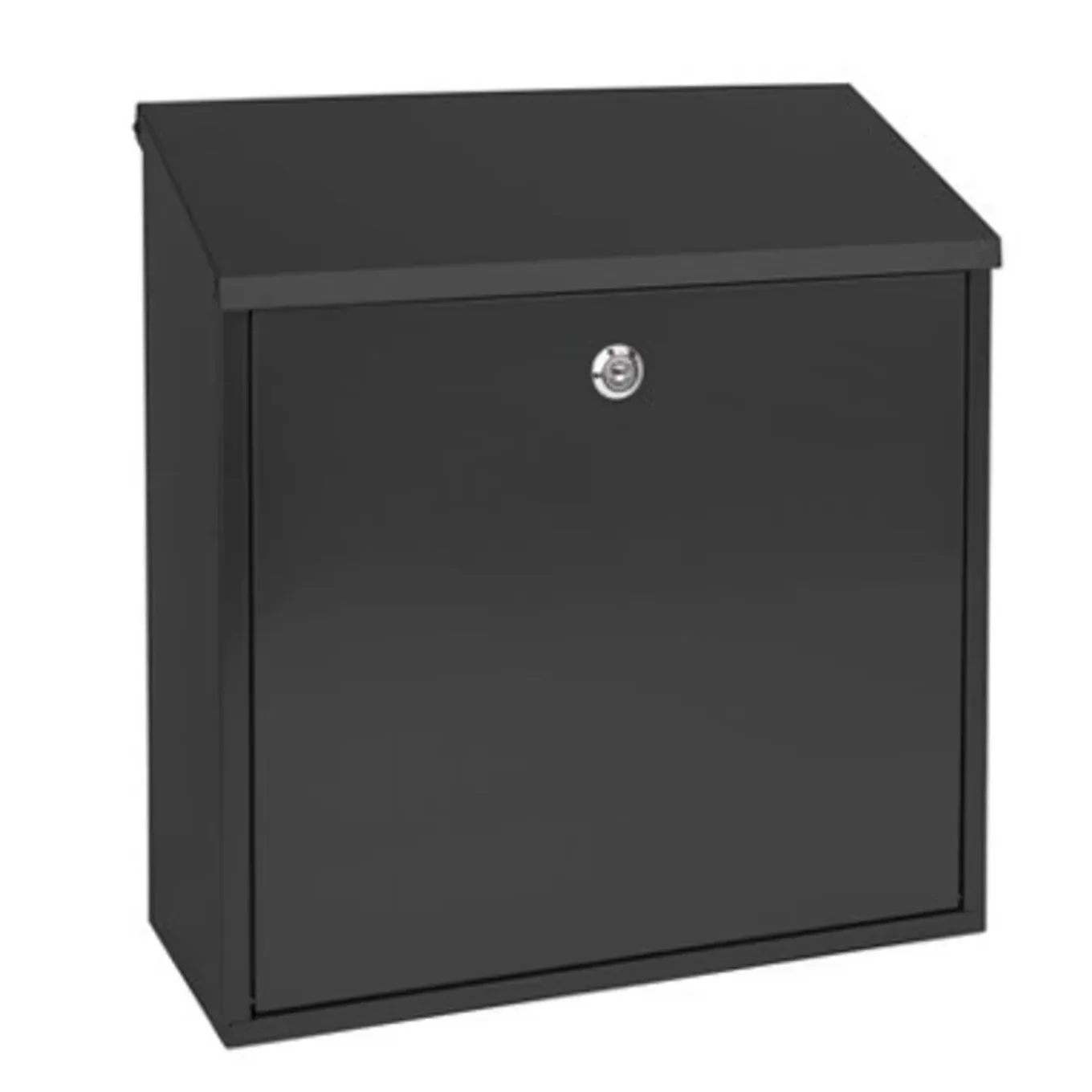 Central Park Wandbrievenbus Mailpal 500B - Staal - Zwart - 37,3x42x17,3cm
