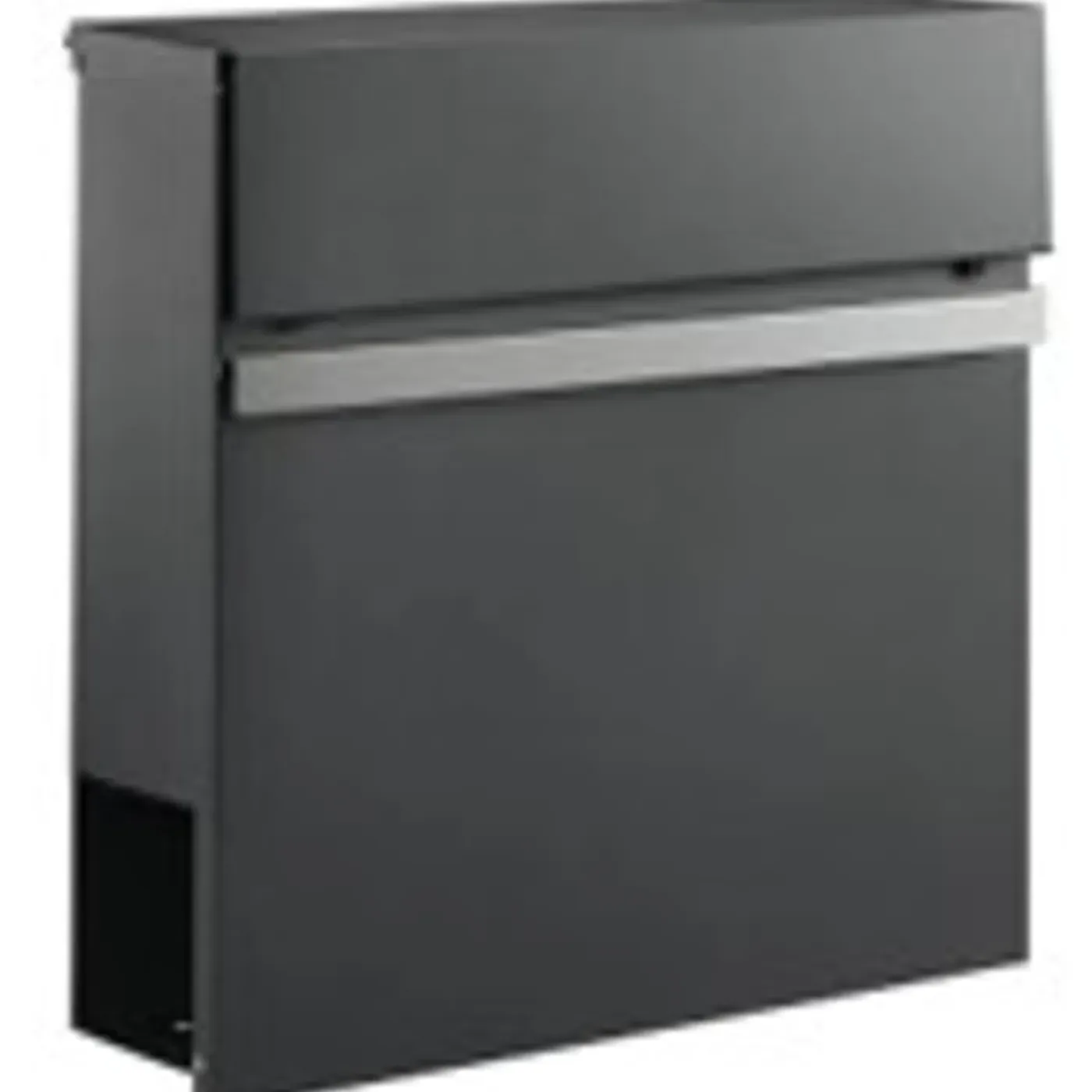 Central Park Wandbrievenbus Mailpal 901B - Staal - Zwart - 36,5x41x16,5cm