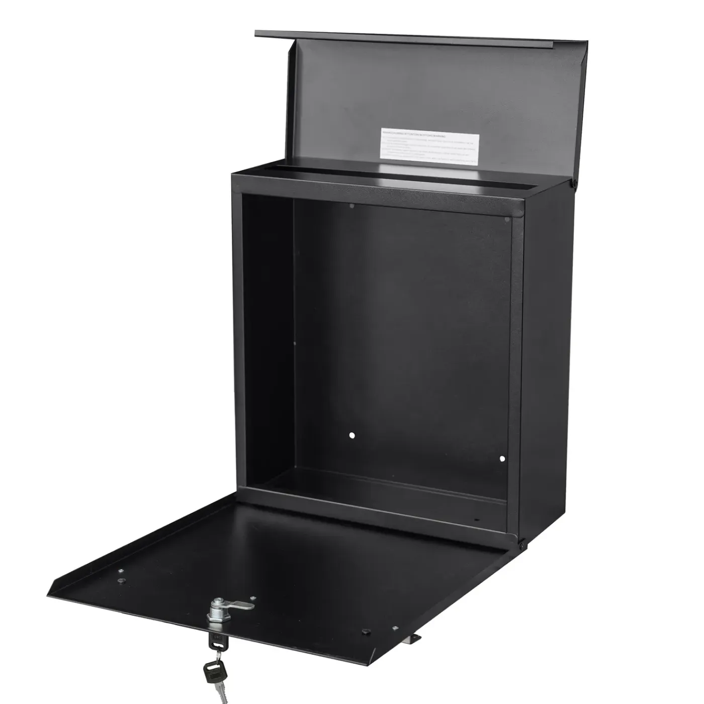 Central Park Wandbrievenbus Mailpal 901B - Staal - Zwart - 36,5x41x16,5cm