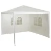 Central Park zijwand partytent Basic wit