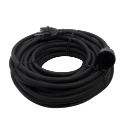 Chacon verlengsnoer zwart 20 meter