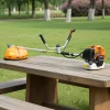 CHESTER - Benzine bosmaaier 52 cm³ - 3 messen + 1 dubbele draadkop