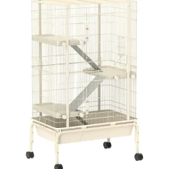 4Goodz Chinchilla En Hamsterkooi Met 4 Verdiepingen - 48x88x150 Cm