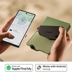 Chipolo - Bluetooth Tracker - Card - Charcoal - 1-pack - Apple Find My & Google Find Hub - 110 Db