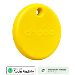 Chipolo - Bluetooth Tracker - Pop - Geel - 1-pack - Apple Find My & Google Find My Device - 120 Db