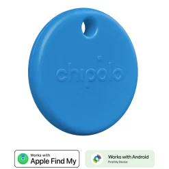 Chipolo - Bluetooth Tracker - Pop - Blauw - 1-pack - Apple Find My & Google Find My Device - 120 Db