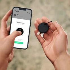Chipolo - Bluetooth Tracker - Pop - Zwart - 4-pack - Apple Find My & Google Find My Device - 120 Db