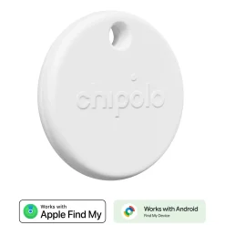 Chipolo - Bluetooth Tracker - Pop - Wit - 1-pack - Apple Find My & Google Find My Device - 120 Db