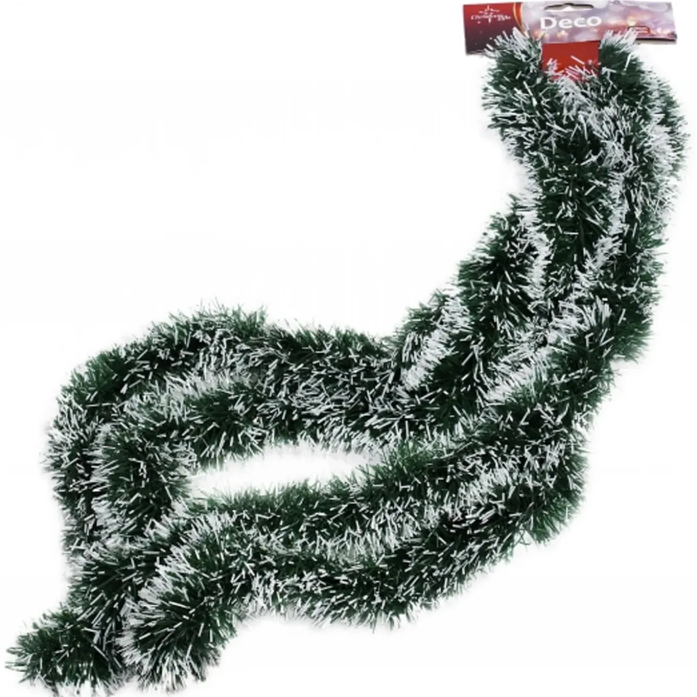 Christmas Gifts Kerstslinger - Groen - Met Sneeuw - 270 Cm