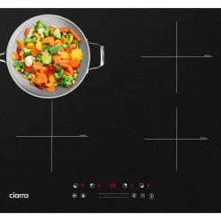 CIARRA Inbouw Inductiekookplaat 60cm - Inductie Kookplaat - 4 Zones - Boost 7200W VM4BBIH
