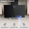 CIARRA Schuine Afzuigkap 60cm - A+++ 710 m³/u -Touch- & Gebaarbediening Glas CBCB6736A