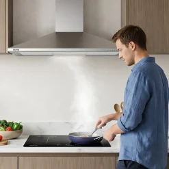 CIARRA Wandafzuigkap Afzuigkap - 90 cm A++ 406m³/h - Recirculatie & Afvoer RVS CBCS9201