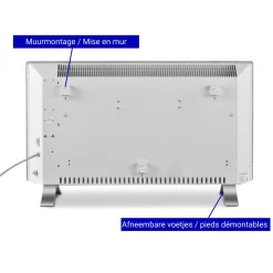 Cityline Elektrische Radiator - Smart - Convector - 1000/2000W - WiFi
