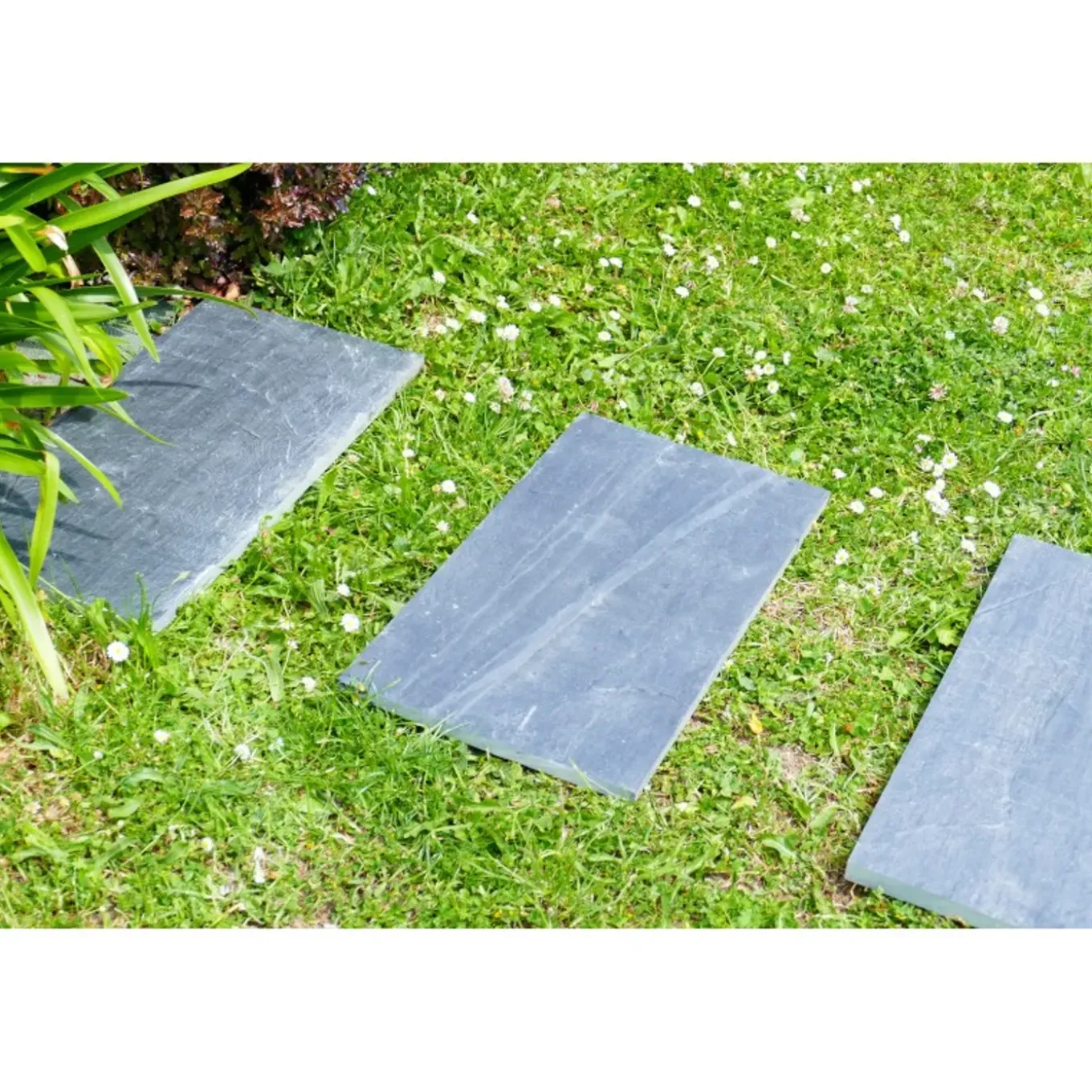 Classgarden Stapsteen In Leisteen Rechthoek 80x30 - Pak Van 12 Stuk