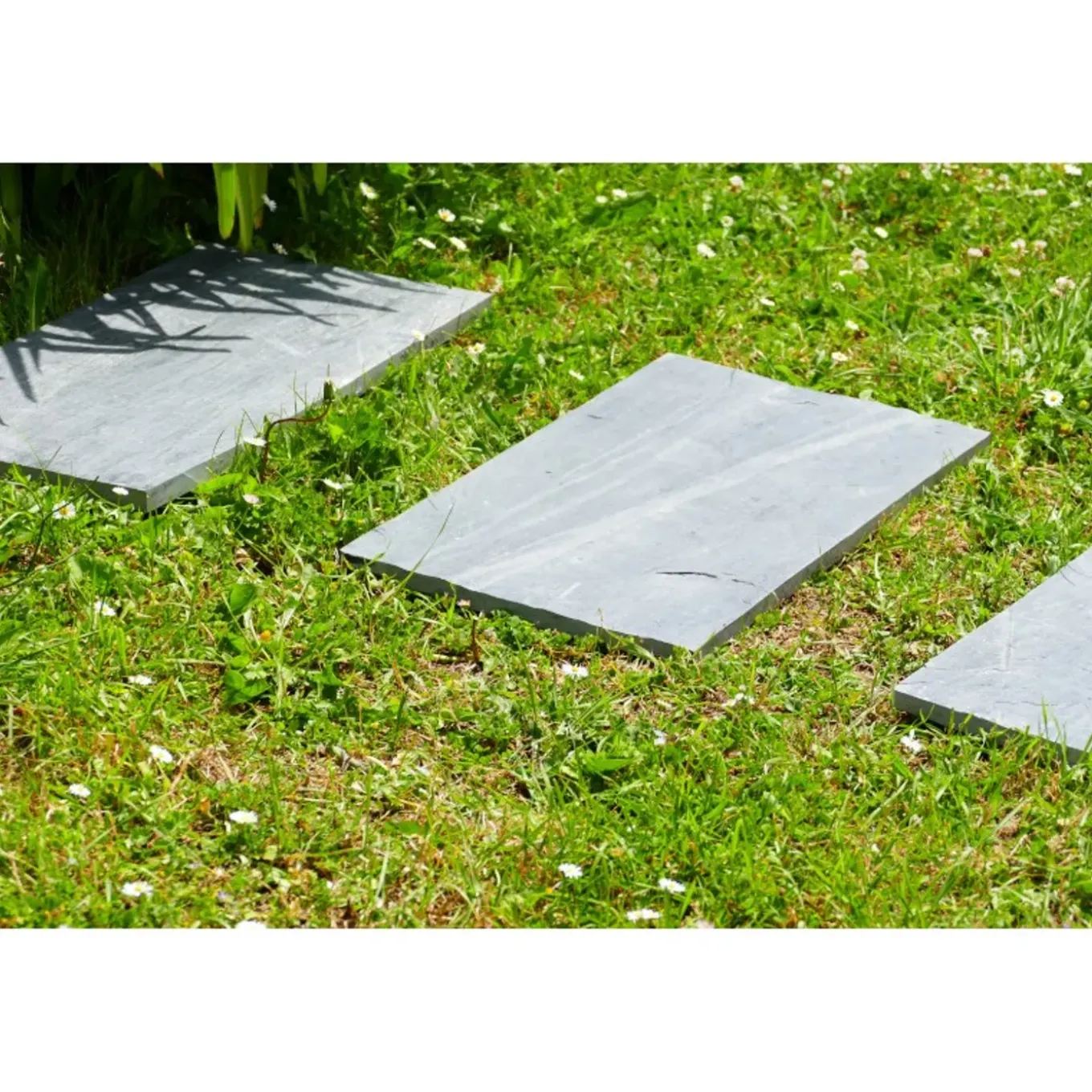 Classgarden Stapsteen In Leisteen Rechthoek 100x30 - Pak Van 14 Stuk