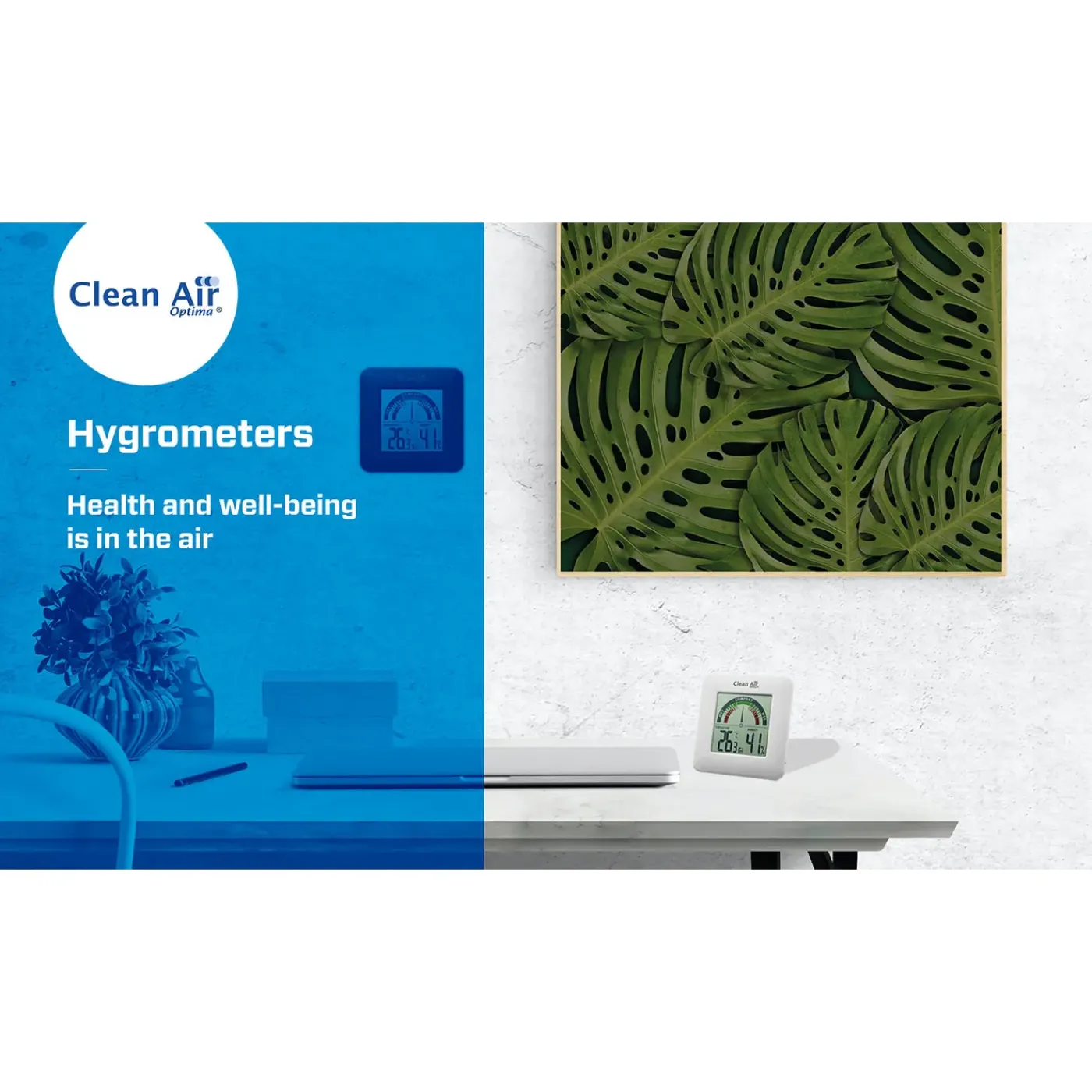 Clean Air Optima - Hygrometer En Thermometer Ht-01b