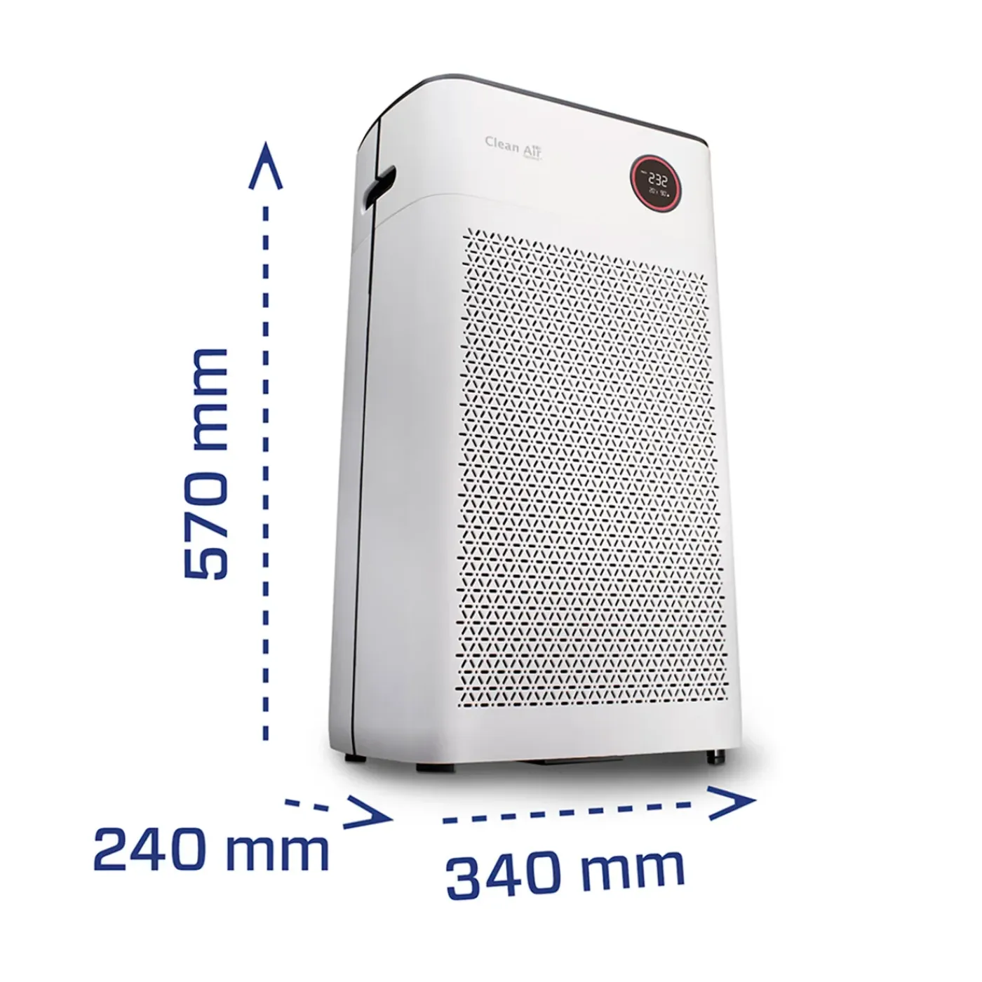 Clean Air Optima - Intelligente Hepa Uv Ionisator Luchtreiniger Ca-509pro Smart - Tot 90m² / 225m³