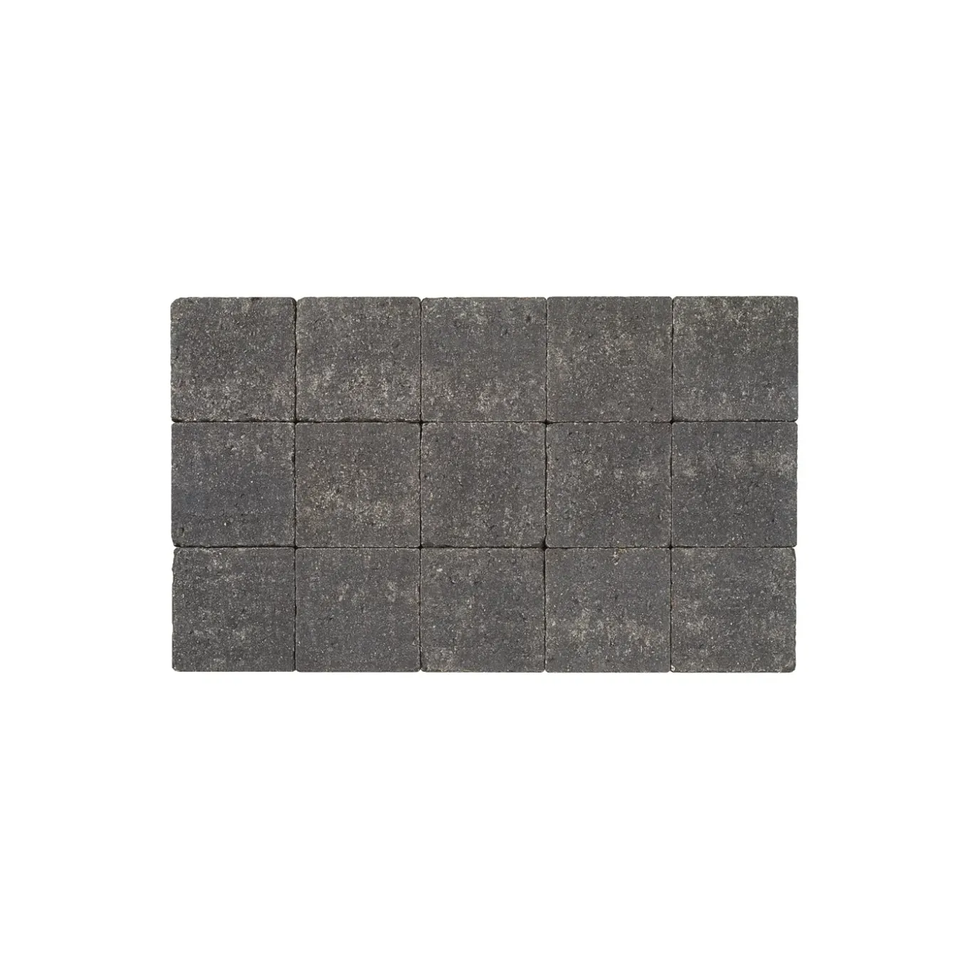 Cobo Garden Klinker - Beton Getrommeld - Zwart - 15x15x6cm - 0,02m²