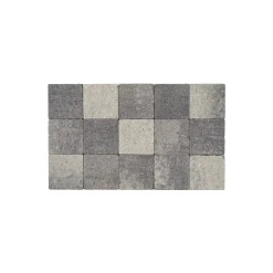 Cobo Garden Klinker - Beton Getrommeld - Grijs-Zwart - 15x15x6cm - 0,023m²