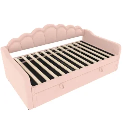 CollaHausse Bed-rosa-90x200cm-opbergruimte Stevig Design