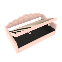 CollaHausse Bed-rosa-90x200cm-opbergruimte Stevig Design
