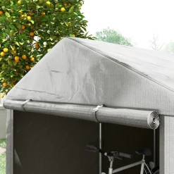 CollaHausse Fietsenstalling Motorstalling - Lichtgrijs - 160x200 Cm - Waterdicht Uv - Bestendig