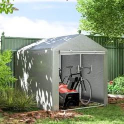 CollaHausse Fietsenstalling Motorstalling - Lichtgrijs - 160x200 Cm - Waterdicht Uv - Bestendig