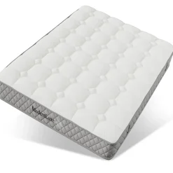 Collahausse Gestoft Bed-donkergrijs-140x200cm-met Matras Lattenbodem Hoofdbord Tweepersoonsbed
