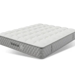 Collahausse Gestoft Bed-donkergrijs-140x200cm-met Matras Lattenbodem Hoofdbord Tweepersoonsbed