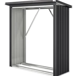 Collahausse Houtopslag - Donkergrijs - 150x66.5x150 Cm