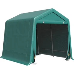CollaHausse Motorgarage Tent - Groen - 240x200 Cm - Metaal Pe Stof Opslag Fiets Motor