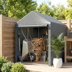 CollaHausse Opbergtent - Gegalvaniseerd Metaal - 1,2x1,8 M - Grote Deur Draagbaar