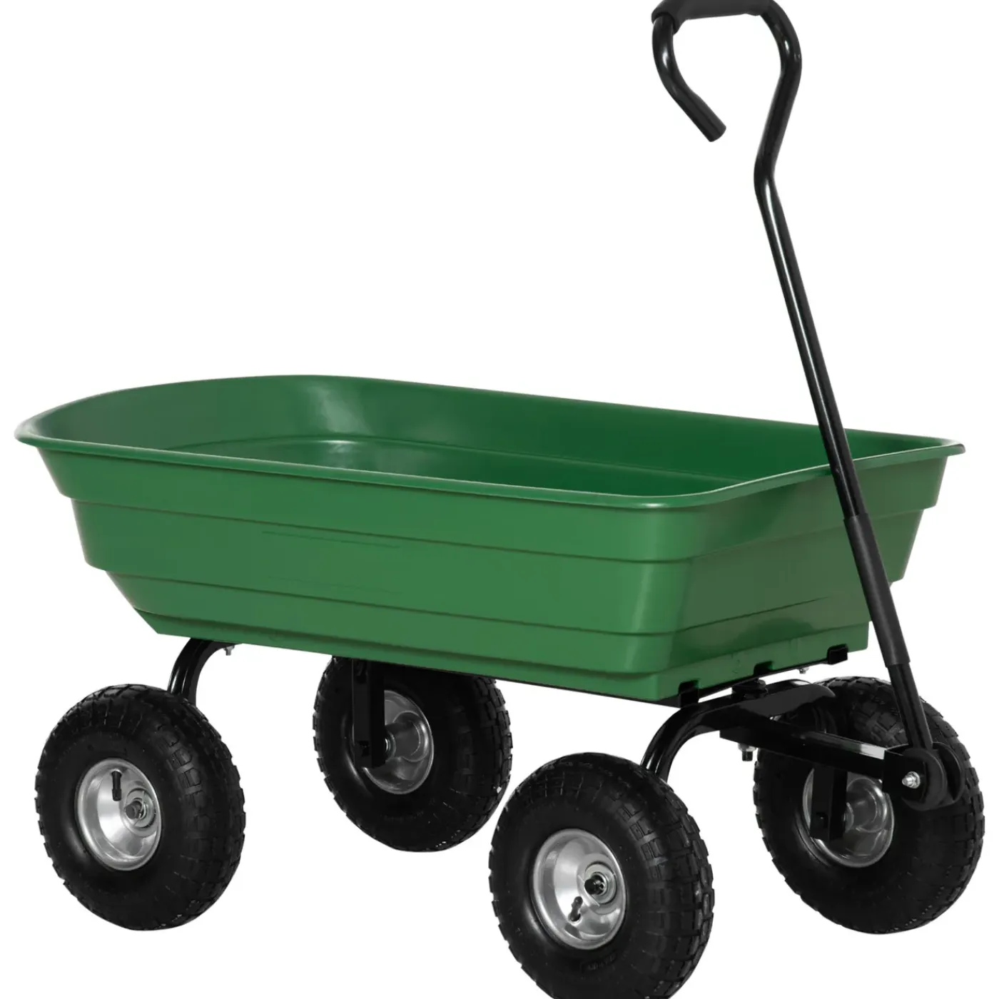 CollaHausse Tuinkar - Groen - 100l 250kg - 4 Luchtbanden 108x52x100cm