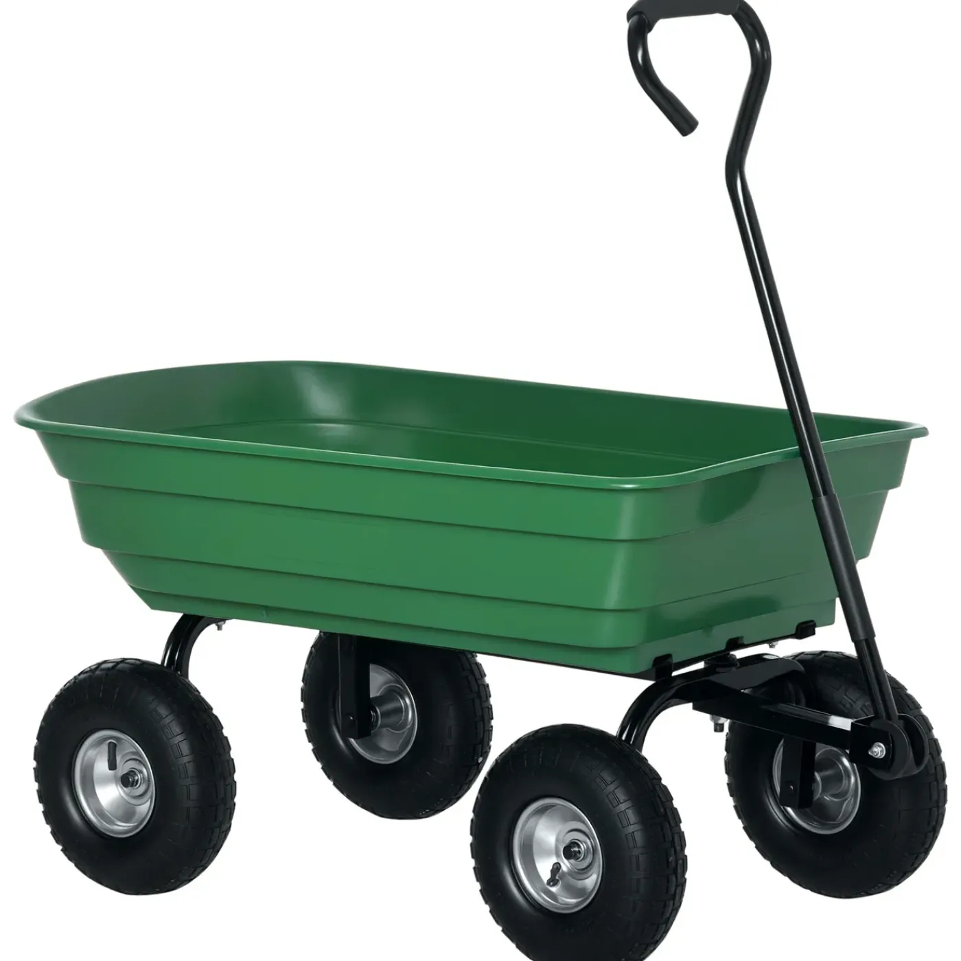 CollaHausse Tuinkar - Groen - 100l 250kg - 4 Luchtbanden 108x52x100cm
