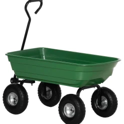 CollaHausse Tuinkar - Groen - 100l 250kg - 4 Luchtbanden 108x52x100cm