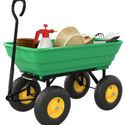 CollaHausse Tuinkar - Groen - 75l - 109x52x94cm