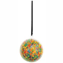 Colorations Vulbaar Ornament Transparante Bal, Set van 12