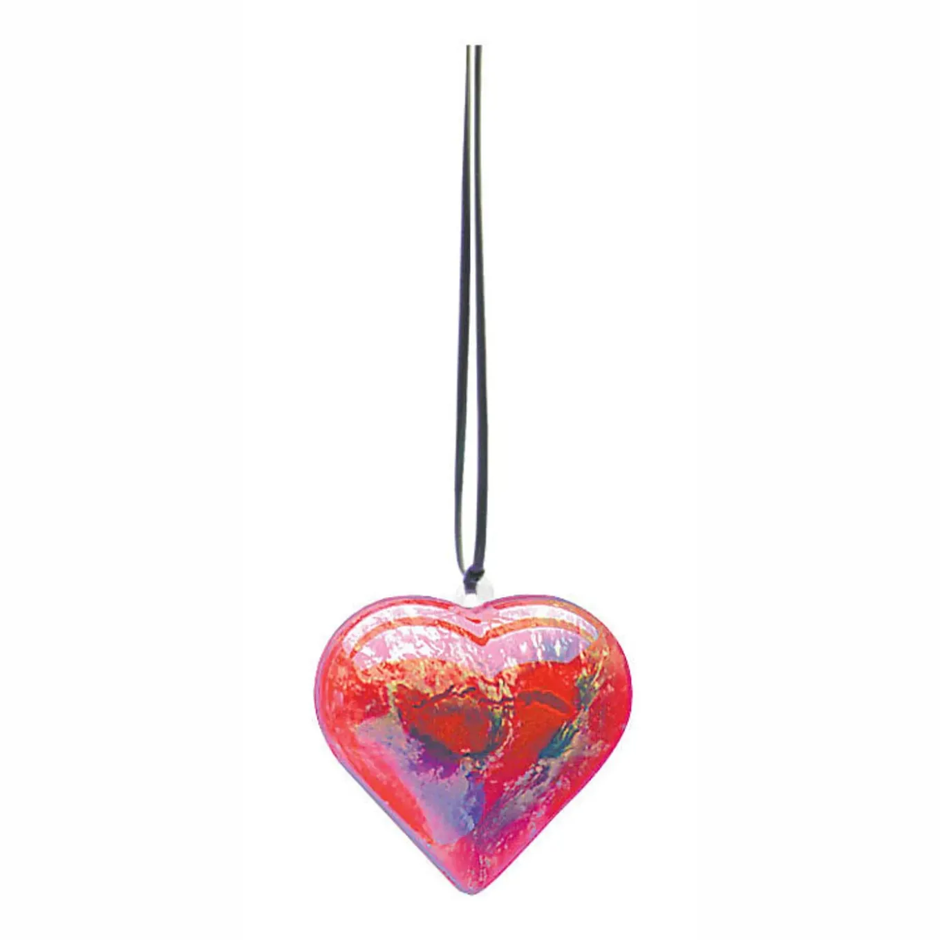 Colorations Vulbaar Ornament Transparant Hart, Set van 12
