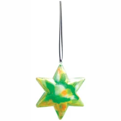 Colorations Vulbaar Ornament Transparante Ster, Set van 12