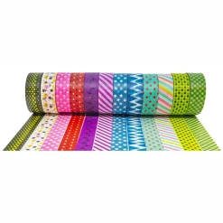 Colorations Washi Tape Patronen, 12 x 975cm.