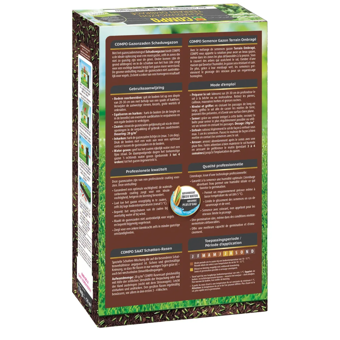 Compo gazonzaad After Moss 50m² 1kg