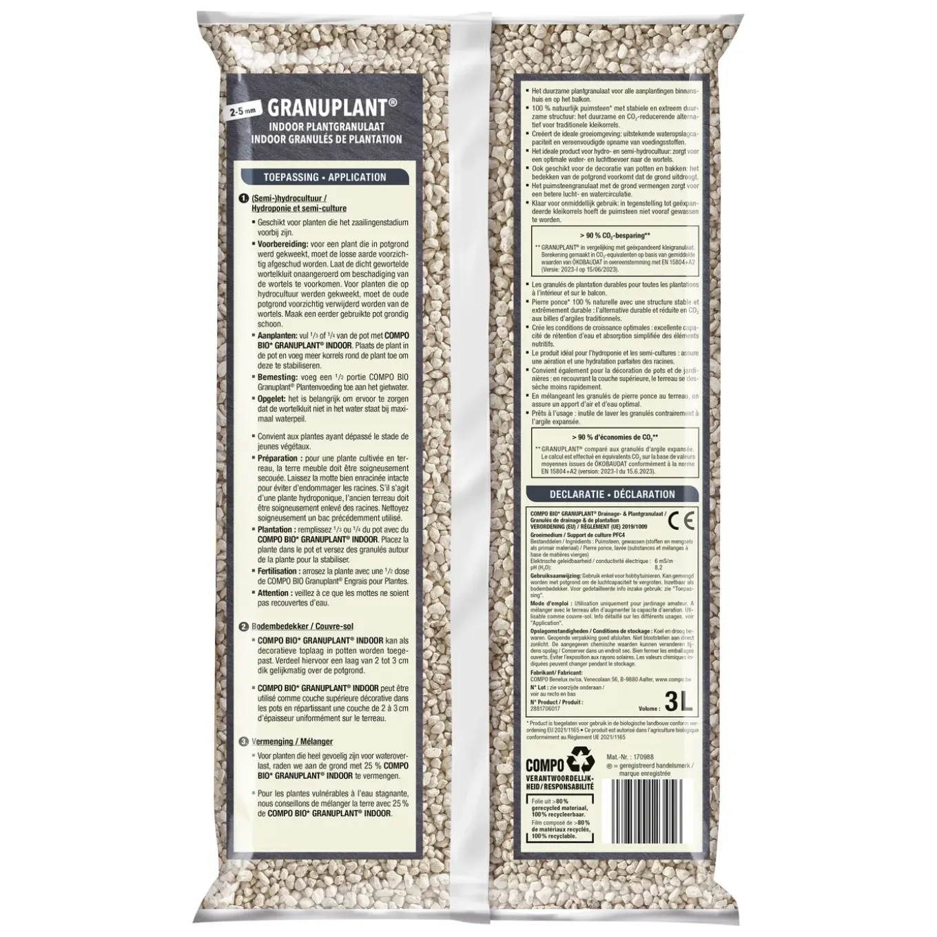 Compo granuplant indoor plantgranulaat 3L
