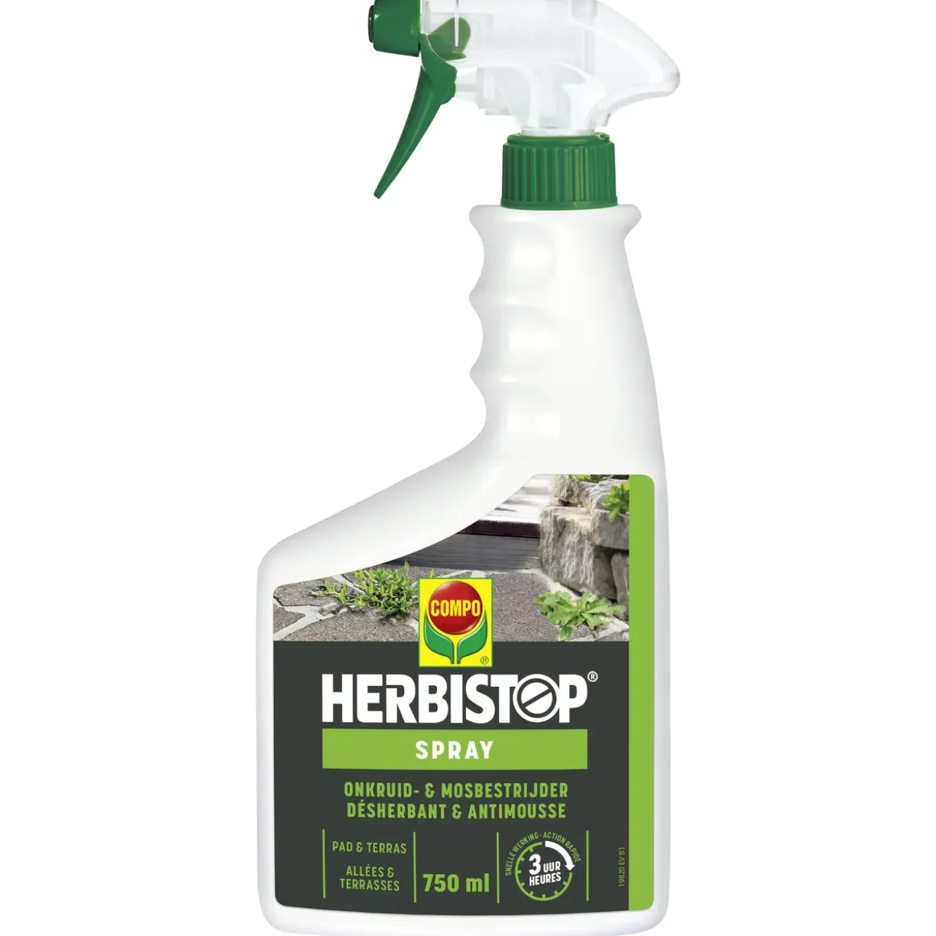 Compo Herbistop voor Paden & Terrassen Spray - 750ml voor 7,5m²